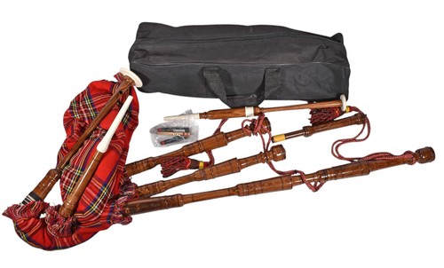 Highland bagpipes natural - natural, wood