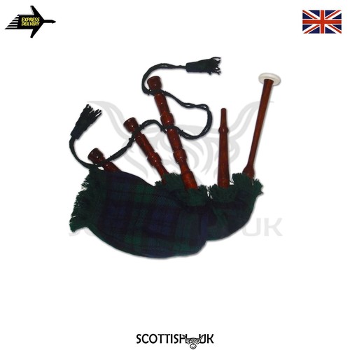 Scottish tartan mini bagpipes - scottish,