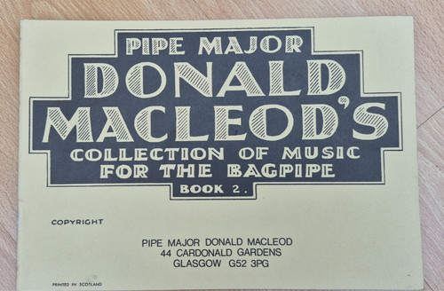 Pipe major donald macleod - pipe, macleod's